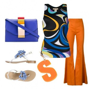 Outfit Top multicolore Pucci