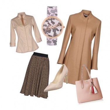 Outfit Different shades of nude