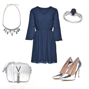 Outfit Argenti e blu