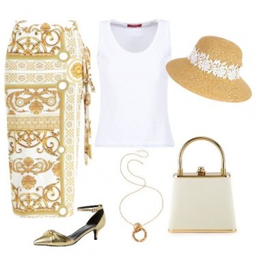 Outfit Pomeriggio dorato