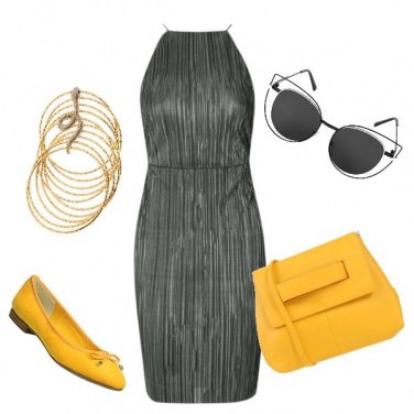 Outfit Tubino con ballerine