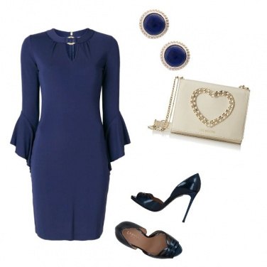 Outfit Cerimonia in blu