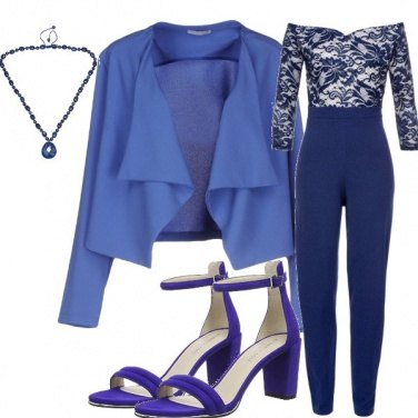 Outfit Jumpsuit blu