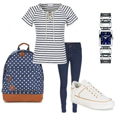 Outfit Università style