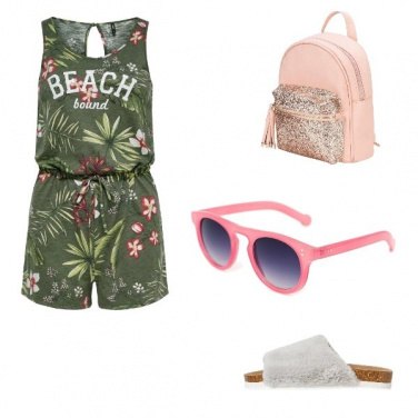 Outfit Zaino e ciabbatte