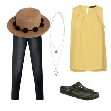 Outfit Giallo in allegria