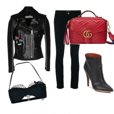 Outfit Un tocco di rosso