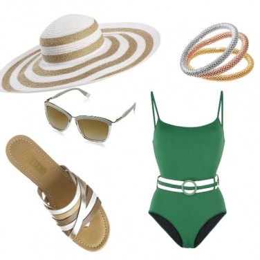 Outfit Sotto il sole come una star