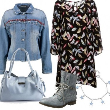 Outfit Sfumature di azzurro