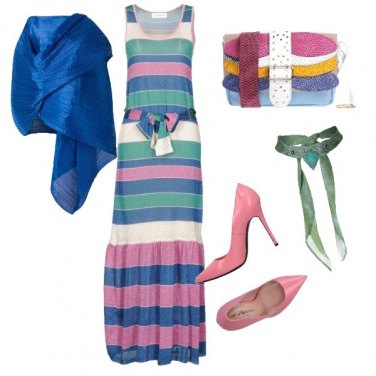 Outfit L’invitata colorata