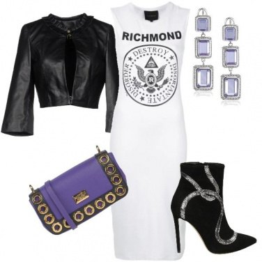 Outfit Violet & black