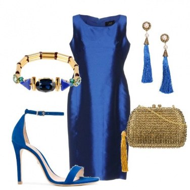 Outfit Blu & Oro