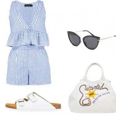 Outfit Righe verticali