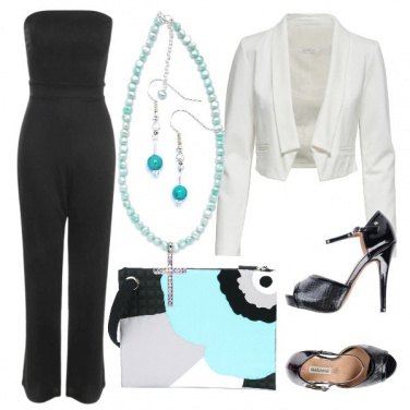 Outfit Un tocco d\'azzurro