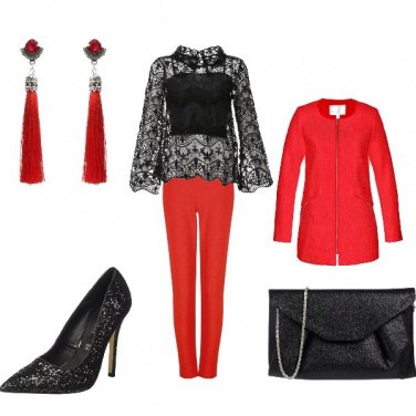 Outfit Red passion