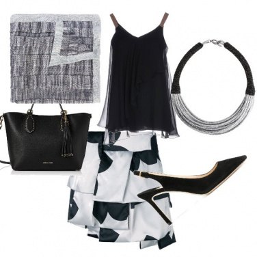 Outfit Bianco e nero