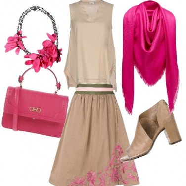 Outfit La gonna con i fiori