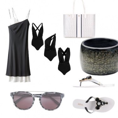 Outfit Party in piscina