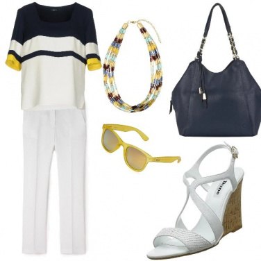 Outfit Frusciante eleganza