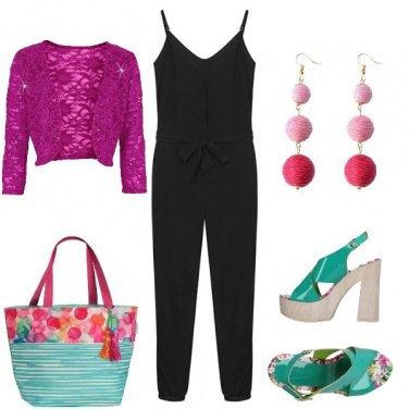 Outfit In tuta a scuola