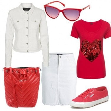 Outfit Il mio cuore rosso
