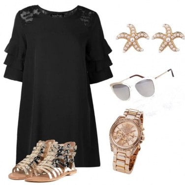 Outfit Miss Gold