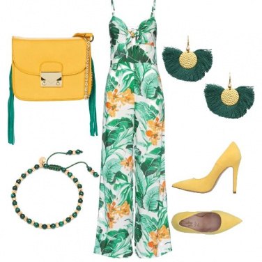 Outfit Tuta fantasia verde