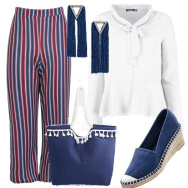 Outfit Blue stripes