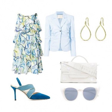 Outfit Azzurro cielo
