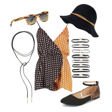 Outfit overload of accessories