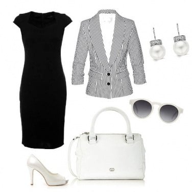 Outfit In ufficio b&w