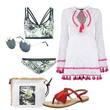 Outfit Boho style per la spiaggia
