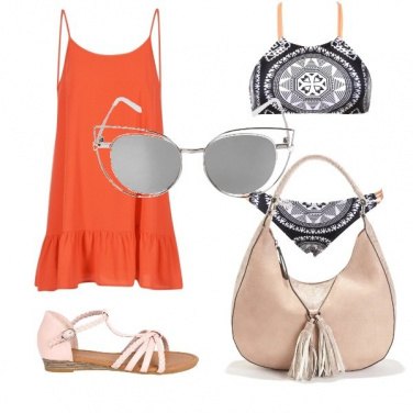 Outfit Peach beach