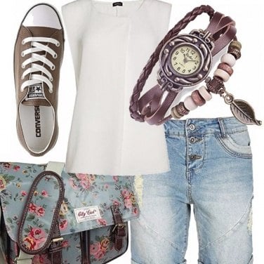 Outfit Jeans corto per tutte