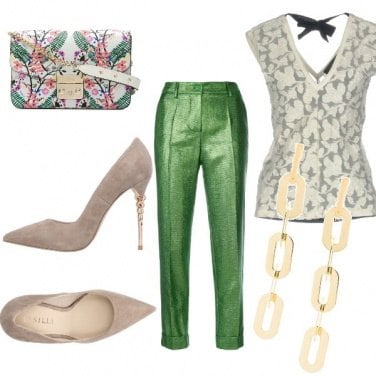 Outfit Pantalone verde