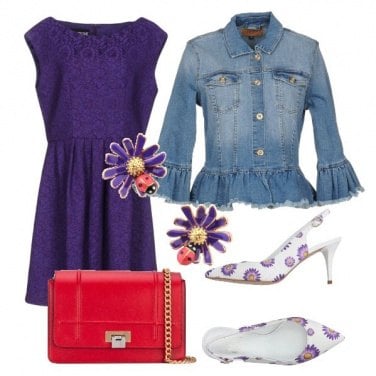 Outfit Fiorellini viola