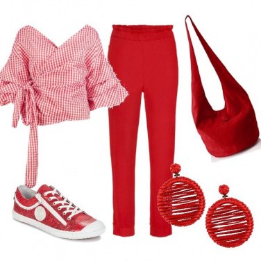 Outfit Rosso è bello