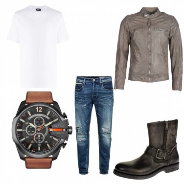 Outfit Biker Rock Uomo Trova Il Look Biker Rock Su Bantoa
