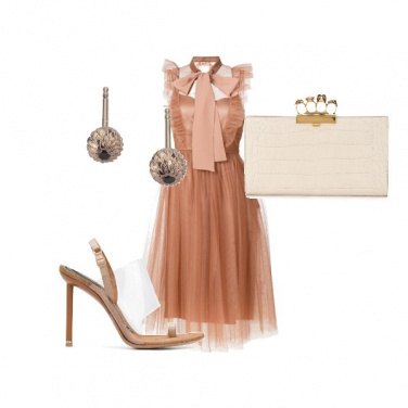 Outfit Nude Bon ton