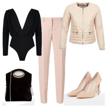 Outfit Rosa nude