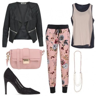 Outfit Casual fiorito