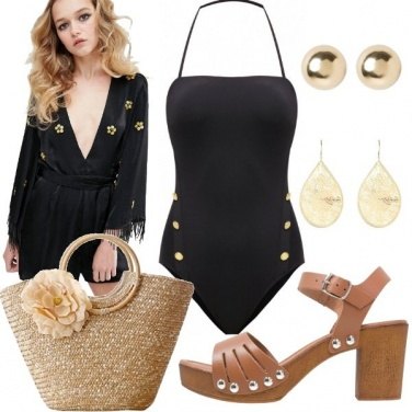 Outfit Elegante on the beach