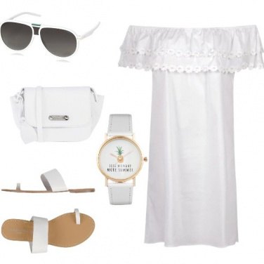 Outfit Aperitivo a Santorini