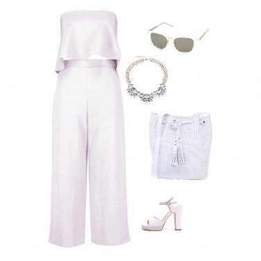 Outfit Bon ton in bianco