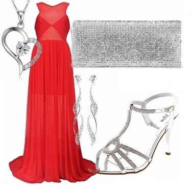 Outfit Rosso amore