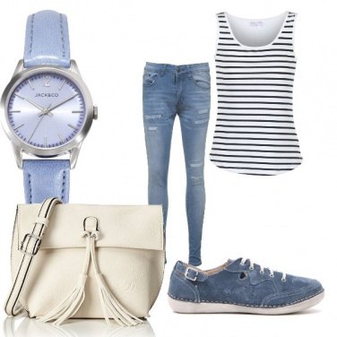 Outfit Scuola look