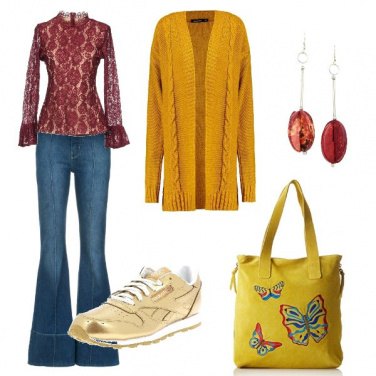 Outfit La camicia in pizzo