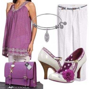 Outfit Mao e viola