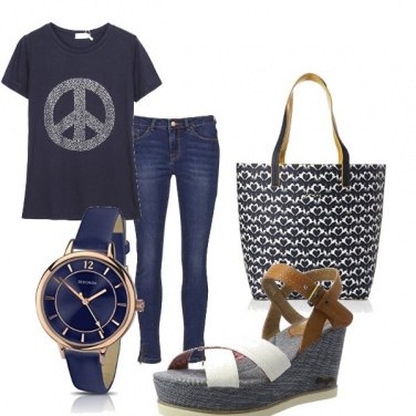 Outfit Scuola look