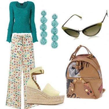 Outfit Pantalone multicolour